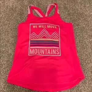 Girls athletic tank top